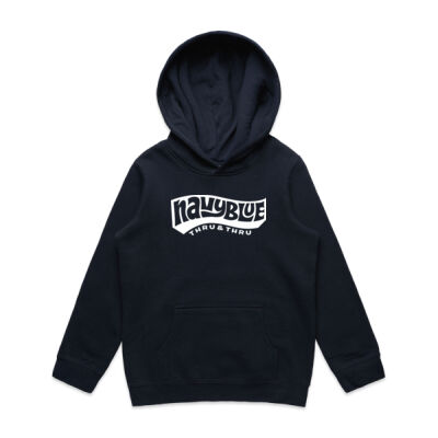 Navy Blue Thru & Thru - AS Colour Kids Supply Hoodie Thumbnail