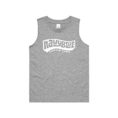 Navy Blue Thru & Thru - AS Colour Kids Barnard Tank Thumbnail