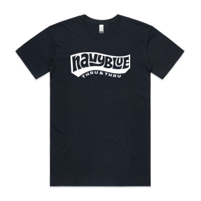 Navy Blue Thru & Thru - AS Colour Mens Staple Organic Tee Thumbnail