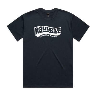 Navy Blue Thru & Thru - AS Colour Mens Heavy Tee Thumbnail