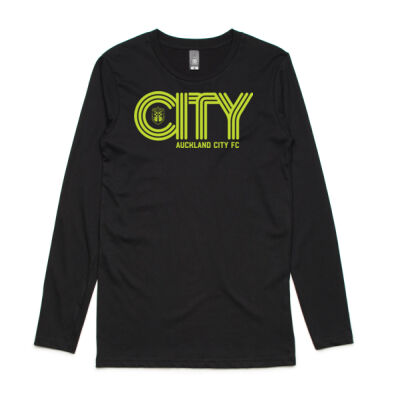 City Lines Lime - AS Colour Mens Ink Longsleeve Tee Thumbnail