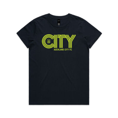 City Lines Lime - AS Colour Womens Maple Tee Thumbnail