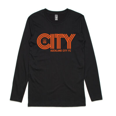 City Lines Orange - AS Colour Mens Ink Longsleeve Tee Thumbnail