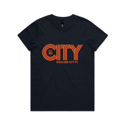City Lines Orange - AS Colour Womens Maple Tee Thumbnail